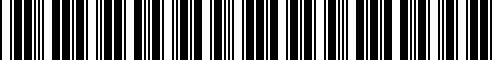 Barcode for 01519798461