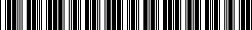 Barcode for 07147140851