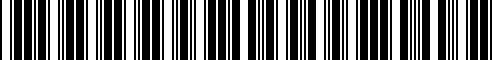 Barcode for 11117682756