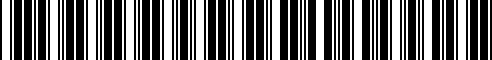 Barcode for 11117706514