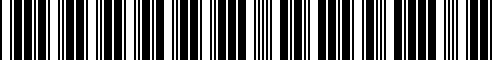 Barcode for 11121340843