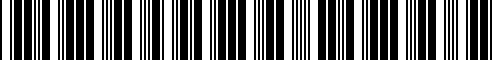 Barcode for 23312330233