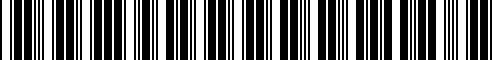 Barcode for 77147700463