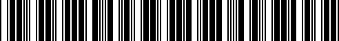 Barcode for 77527723979